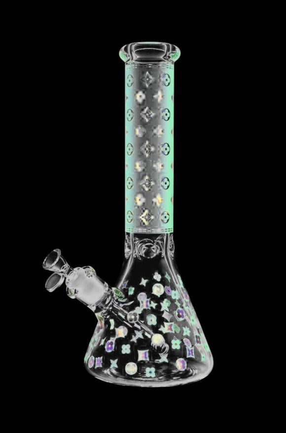 Designer Floral Diamond Print Bong Online