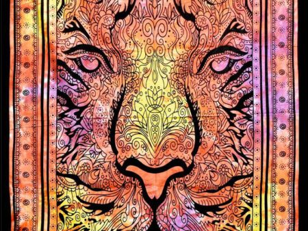 Jungle King Lion Tapestry Online Hot Sale