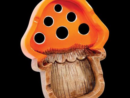 Fujima Polyresin Mushroom Ashtray - 8 Pack For Discount