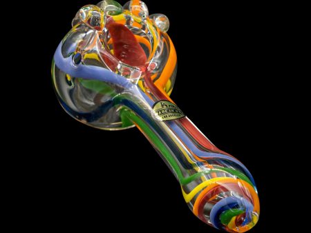 LA Pipes  Rainbow  Spoon Pipe For Discount