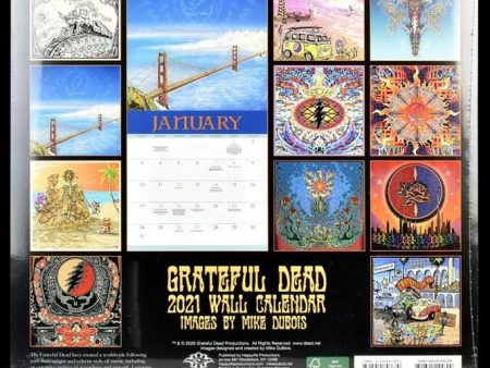 Grateful Dead 2021 Wall Calendar Online Hot Sale