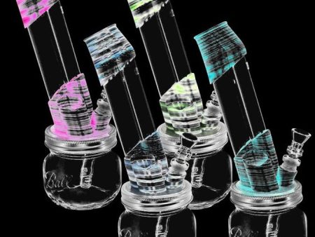 4pc Set Kayd Mayd Mason Jar Water Pipe | Saxee Online