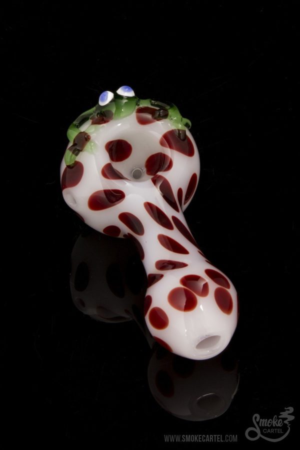 LA Pipes Spotted Poison Frog Spoon Pipe Online now