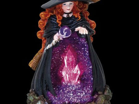 Fujima Purple Witch Backflow Incense Burner with LED on Sale