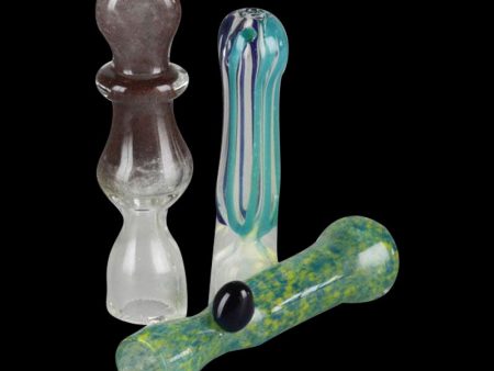 Glass One Hitter Pipes - Bulk 50 Pack Sale