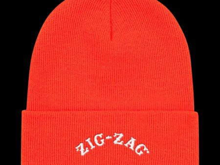 Zig Zag Embroidered Logo Beanie Cap Fashion