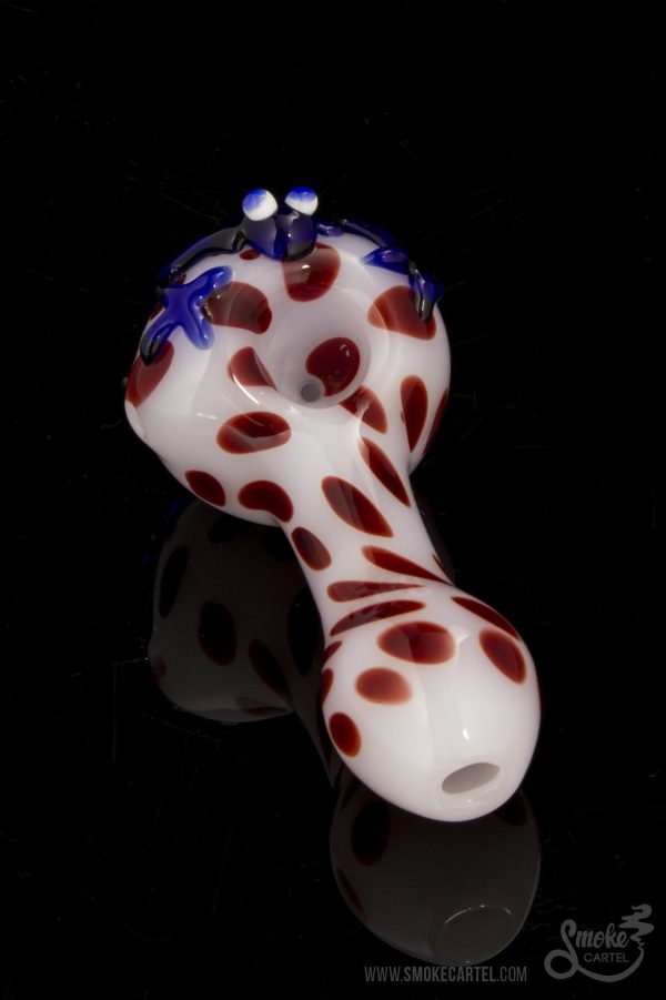 LA Pipes Spotted Poison Frog Spoon Pipe Online now