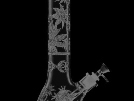 Hemp Leaves Glow in the Dark Water Pipe Sale