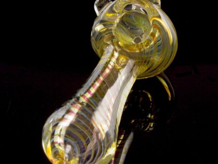 Gold Fumed Spoon Pipe - Midas For Discount