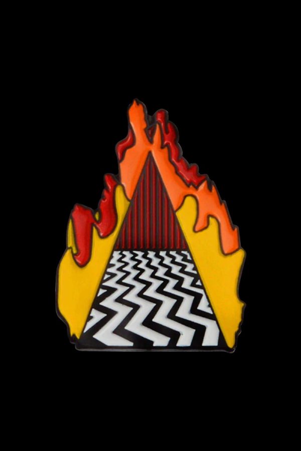 Fire Walk Enamel Pin For Discount