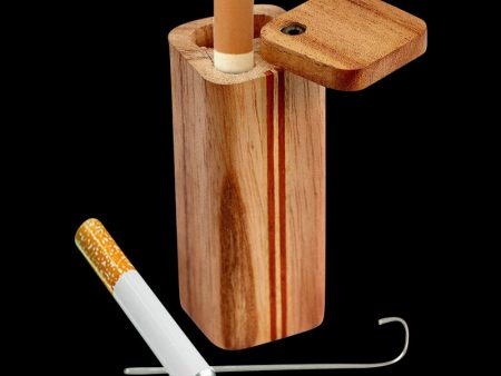 Striped Square Wood Dugout with Poker For Discount