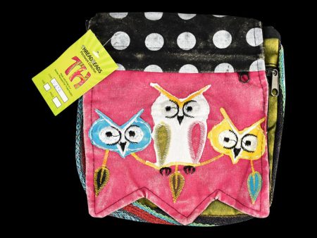 ThreadHeads Watchful Owl Trio Shoulder Bag Online Sale