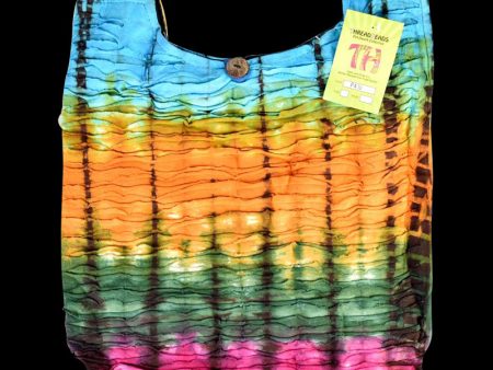 ThreadHeads Tie-Dye Ribbed Textured Streaks Bag Cheap