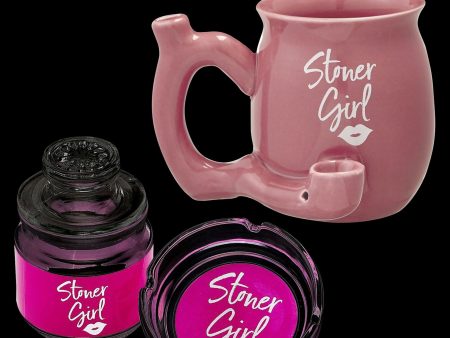 Roast & Toast Pink Stoner Girl Bundle Fashion