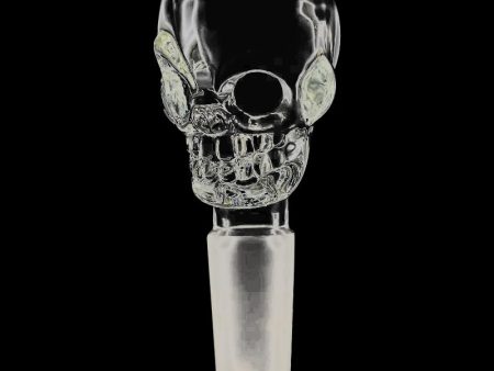 Clear Glass Skull Bowl For Sale