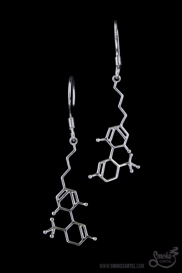 Smoke Cartel THC Molecule Earrings Supply