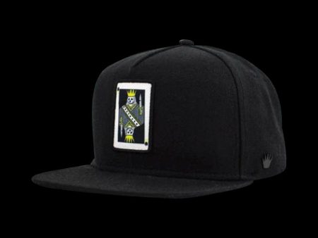 No Bad Ideas  King Of Crowns  Black Snapback Cap Hot on Sale