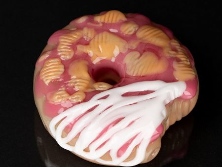 Empire Glassworks Pink Donut Bite Me Hand Pipe Online now