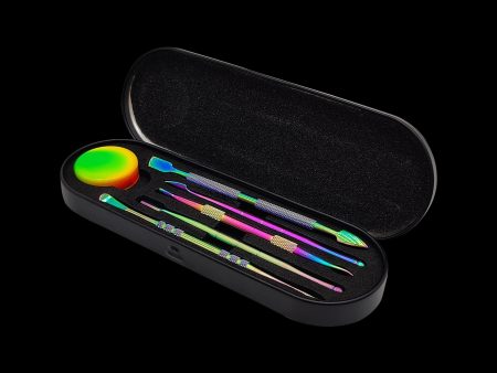 High Society Dabber s 5 Piece Tool Kit with Silicone Oil Jar on Sale