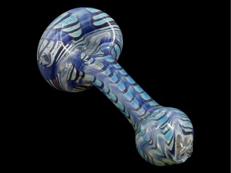 LA Pipes Candy Swirl Glass Spoon Pipe For Sale