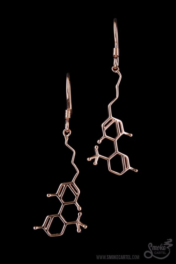 Smoke Cartel THC Molecule Earrings Supply