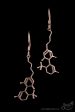 Smoke Cartel THC Molecule Earrings Supply