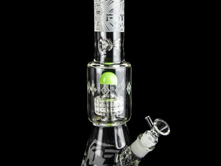 Foyo Sandblasted Matrix Perc Beaker Bong Online Sale