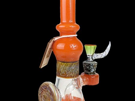 Cheech Glass Full Color Sand Blasted Water Pipe Cheap