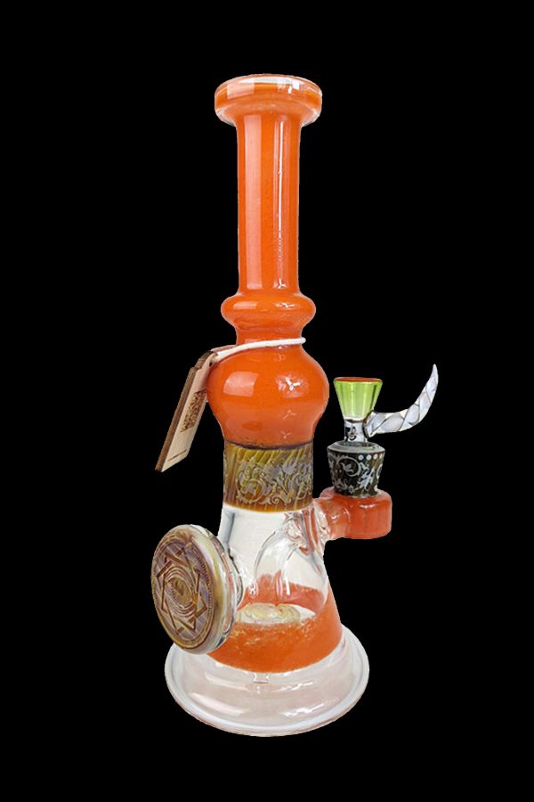 Cheech Glass Full Color Sand Blasted Water Pipe Cheap