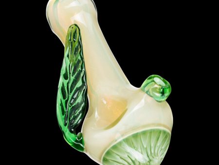 Leafy Green Mushroom Milli Spoon Pipe For Cheap