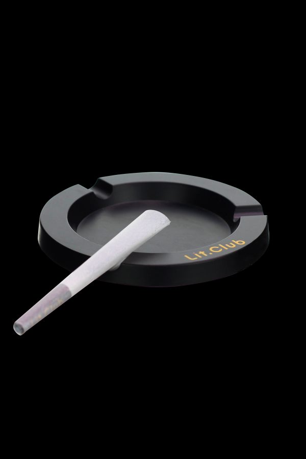 Lit Club Black Metal Ashtray Online Sale