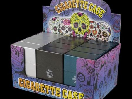 King-Size Metal Cig Case - 12 Pack Online Sale