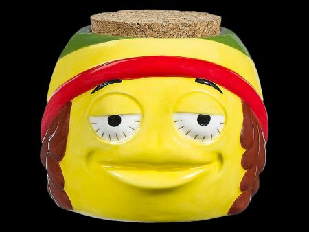 Roast & Toast Rasta Emoji Stash Jar Online Hot Sale