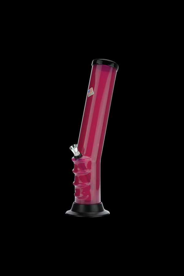 Acrylic Layback Bong with Raised Grip and Carb Hole Supply