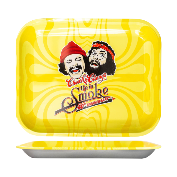 Cheech & Chong 40th Anniversary Yellow Rolling Tray For Sale