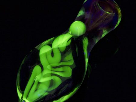 Glassheads  Noctiluca  Flat Belly Illuminati Glass Chillum Online