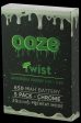 Ooze Adjustable Twist 650mAh Batteries - 5 Pack For Discount