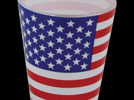 American Flag Wrap Shot Glass Discount