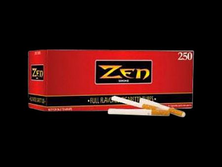 Zen 100mm Full Flavor Cigarette Tubes - 250 Pack Hot on Sale