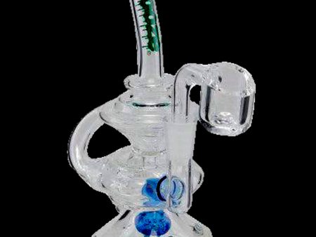 Ooze Rip Tide Mini Recycler Dab Rig For Cheap