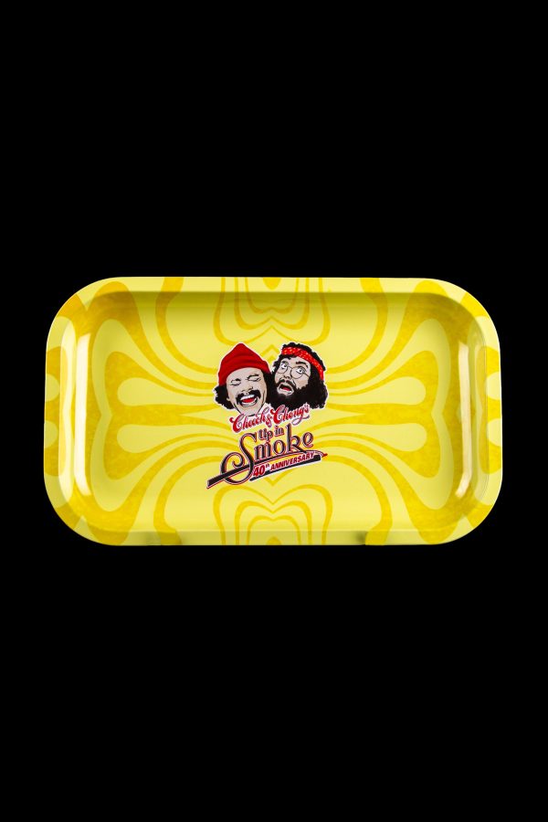 Cheech & Chong 40th Anniversary Yellow Rolling Tray For Sale