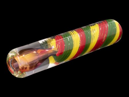 LA Pipes Rasta Swirl Chillum Online