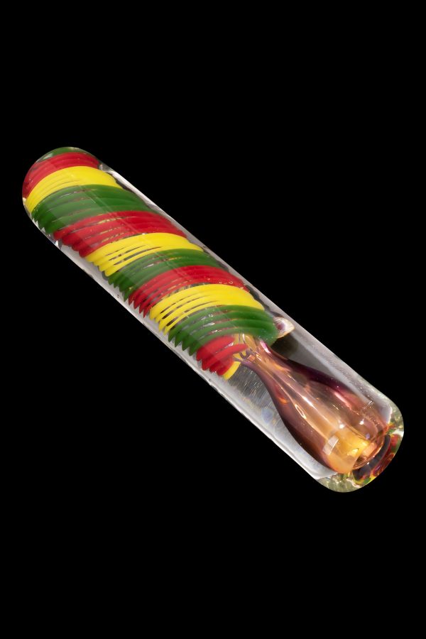 LA Pipes Rasta Swirl Chillum Online