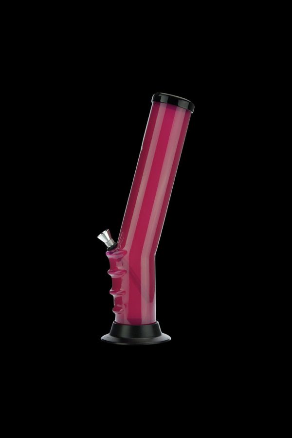 Acrylic Layback Bong with Raised Grip and Carb Hole Supply