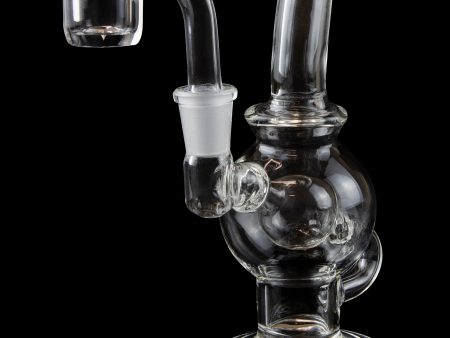 Mini Clear Bent Neck Dab Rig on Sale