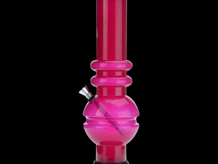 Acrylic Straight Bubble Base Bong with Marias Online now