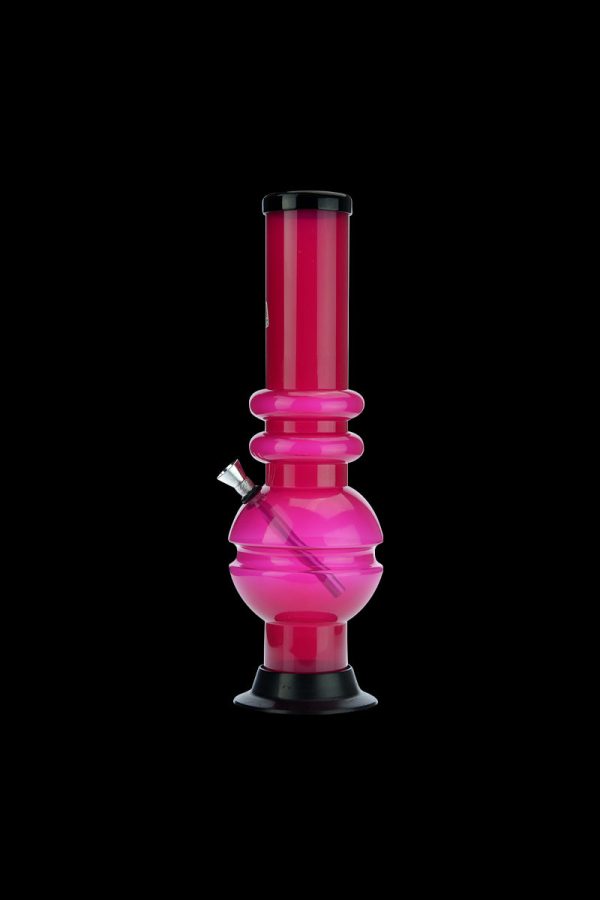 Acrylic Straight Bubble Base Bong with Marias Online now