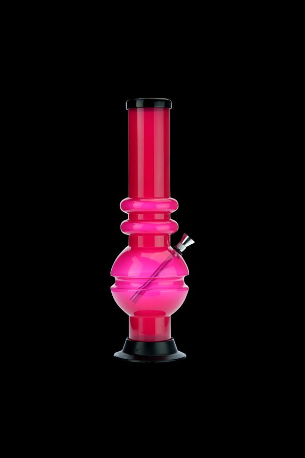 Acrylic Straight Bubble Base Bong with Marias Online now