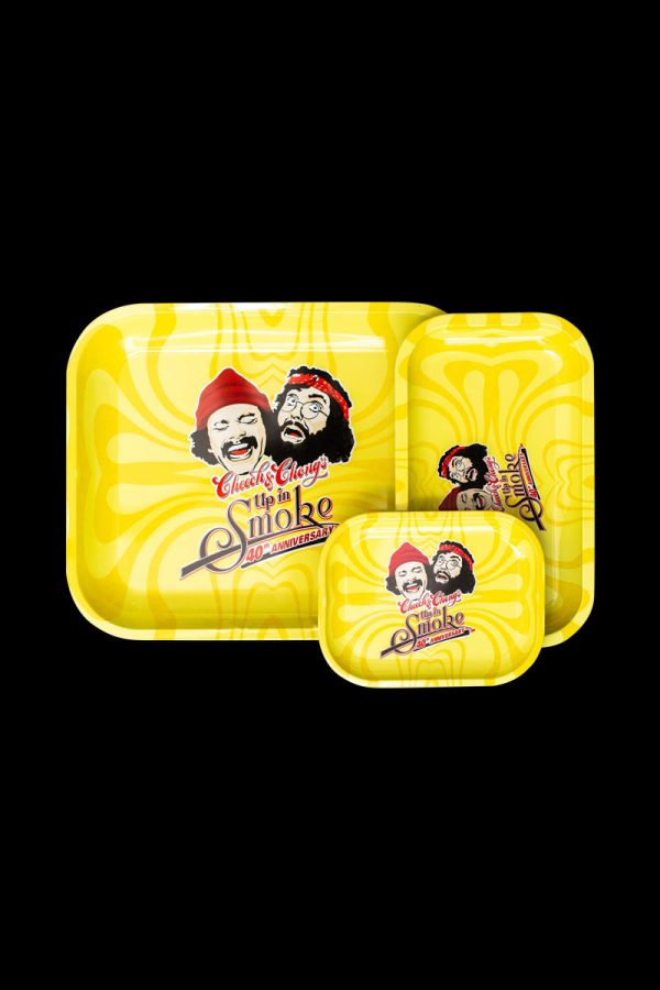 Cheech & Chong 40th Anniversary Yellow Rolling Tray For Sale