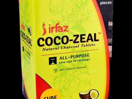 Coco-Zeal Natural Coconut Charcoal Cube Tablets - 72 Pack Online now